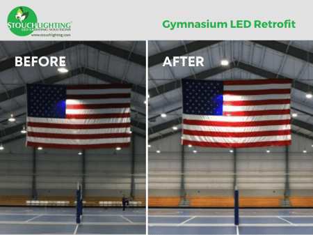 Gym Before After LED Retrofit Case Study Blog Image 1
