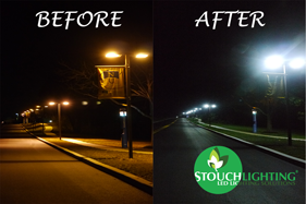 LED Street Light Conversion from High Pressure Sodium (HPS)