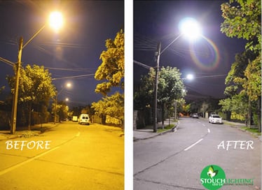 Aston Township Street Lighting Conversion Sodium Vapor to LED Lights