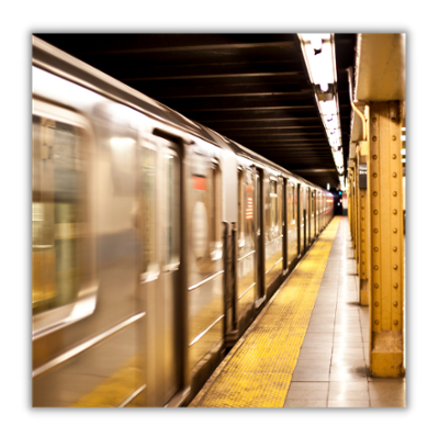 Vandal Resistant Lighting In Subway Station