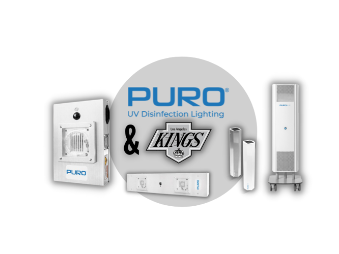 NHL LA Kings Partner with PURO Lighting for Continuous Air Disinfection During the COVID Pandemic featured image