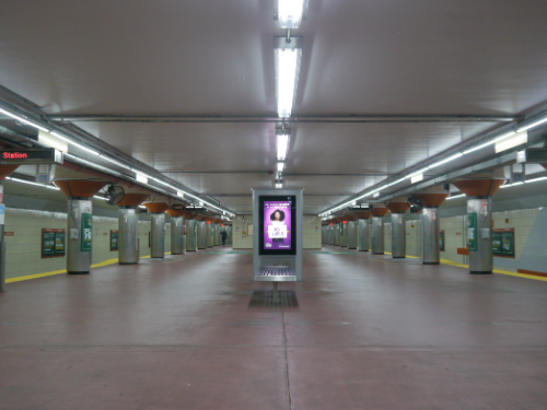 Septa Subway LED Lighting Platform Conversion After Photo 