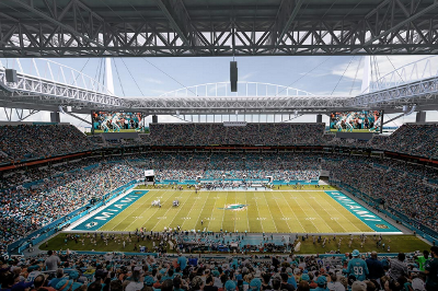 Miami Dolphine Sun Life Stadium LED Lights