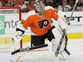 Philadelphia Flyers Goalie Photo after LED Lighting 