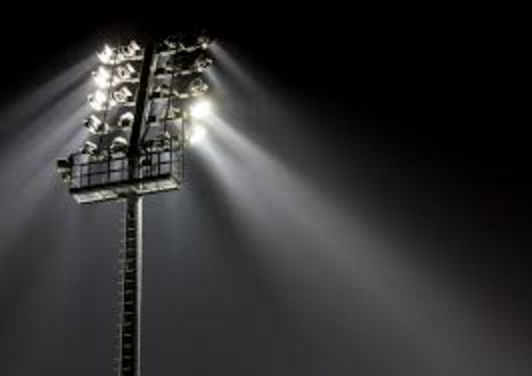 Metal Halide Lights at an outdoor sporting stadium