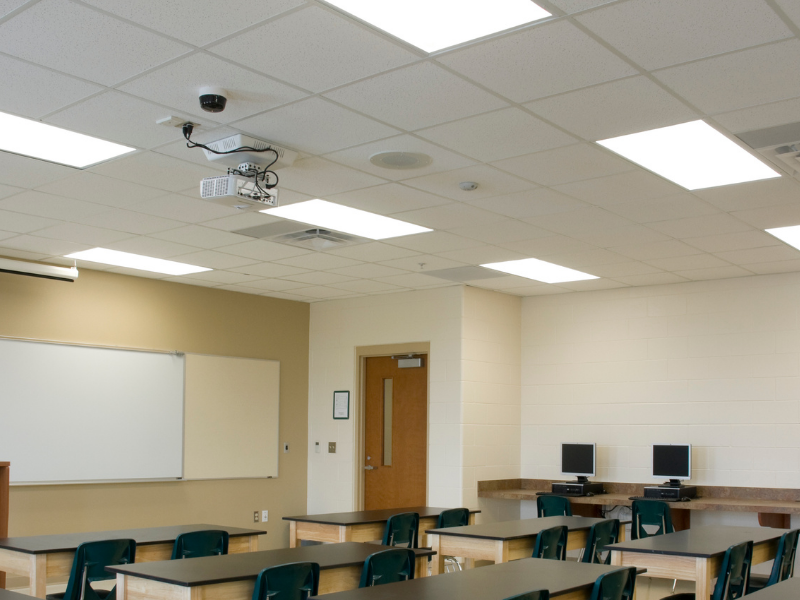 Troffer Classroom Lighting 1