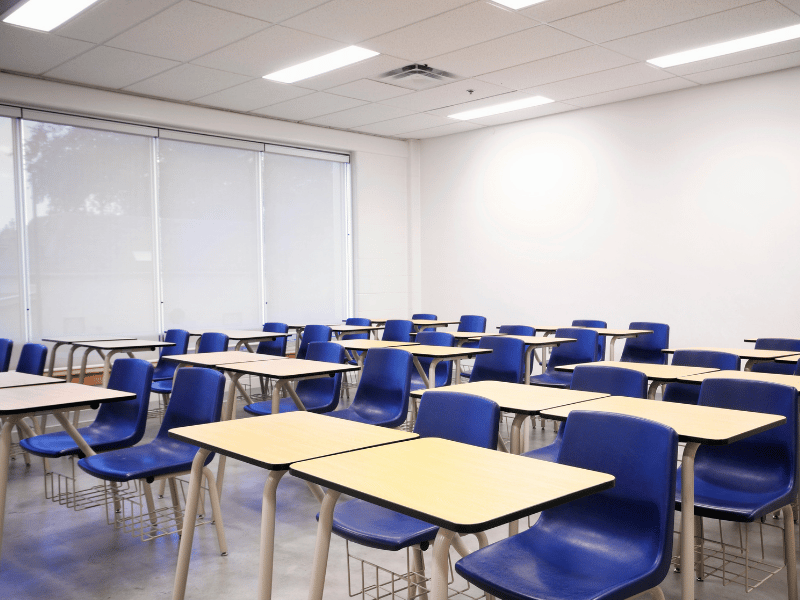 Troffer Classroom Lighting