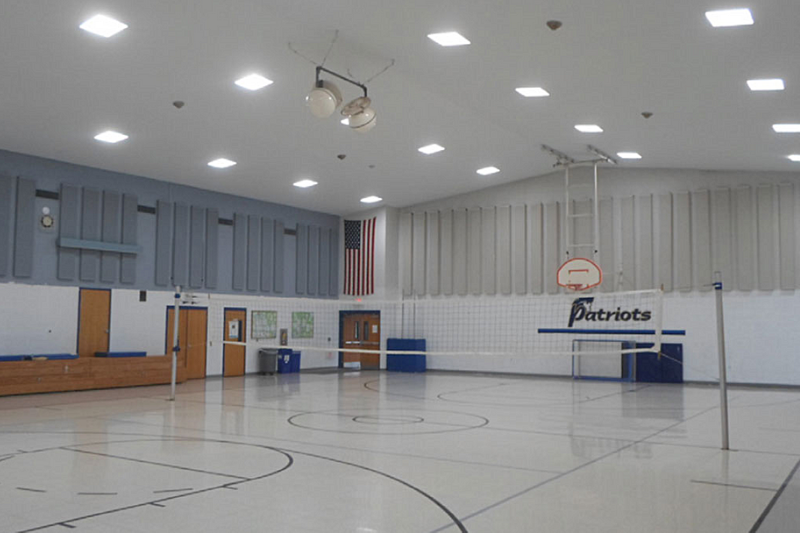 Upper Chichester Gymnasium LED Retrofit Photo Sized for Blog Posts