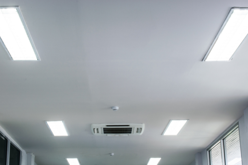 Fluorescent Light Vs Led Three, Replace Fluorescent Light Fixture With Led Panel